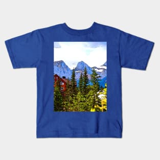 Canadian Rockies - The Three Sisters Kids T-Shirt